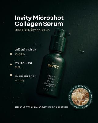 ✨ Novinka pro vaši pleť! Seznamte se s Invity Microshot #Collagen #Serum – sérum s mikrojehličkami, které pomáhá vaší...